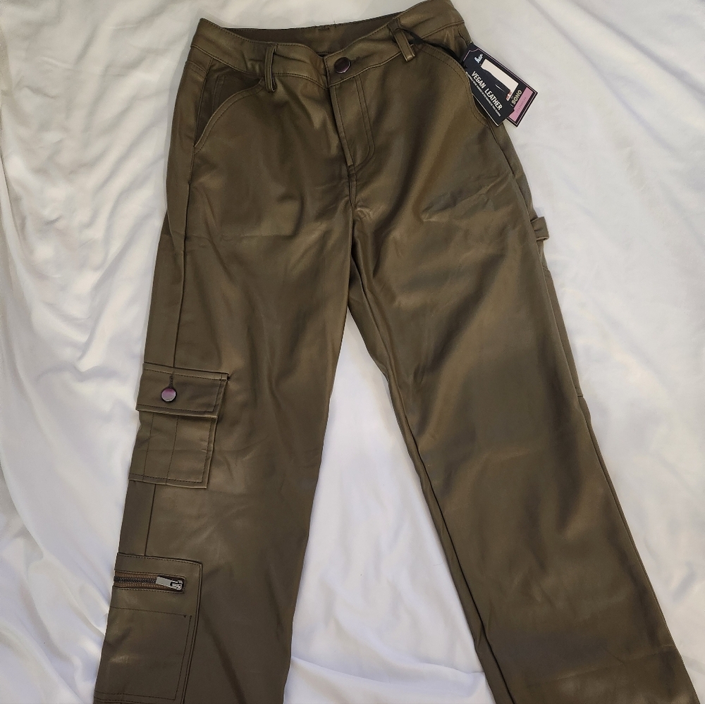 Womans Vegan Leather Pants